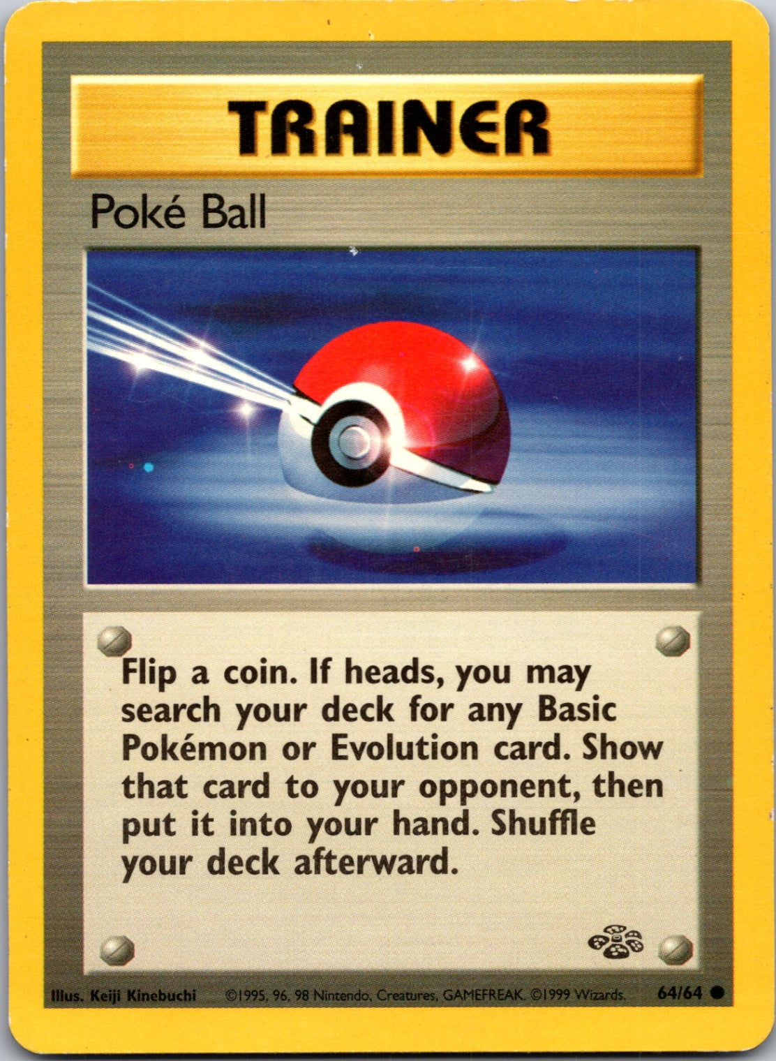 1999 Jungle 64/64 Poke Ball Common C278