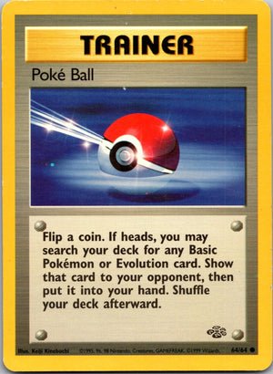 1999 Jungle 64/64 Poke Ball Common C278