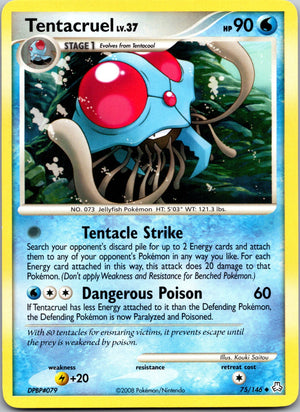 2008 Legends Awakened 75/146 Tentacruel LP