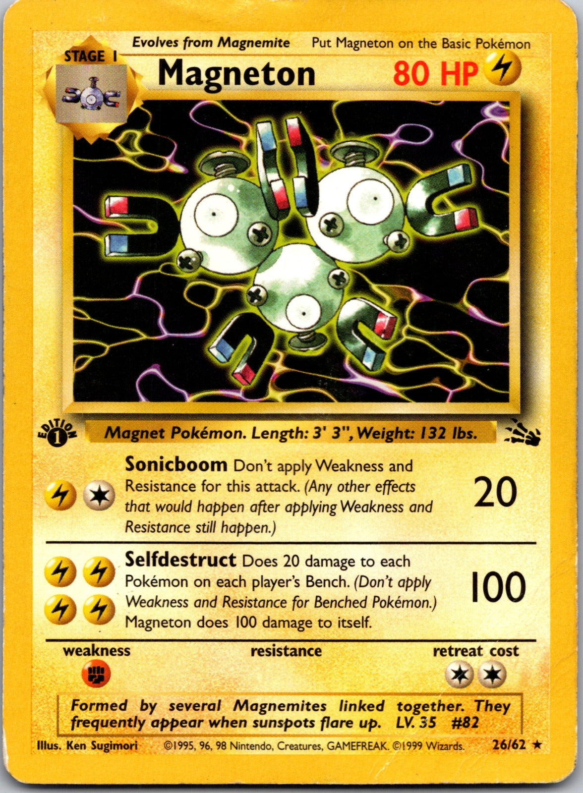 1999 Magneton (26) Fossil 26/62 NM