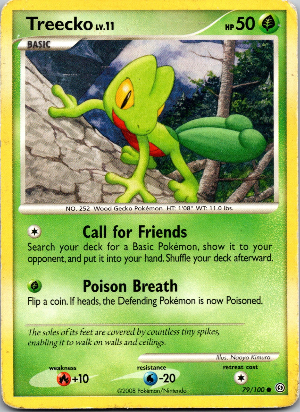 2008 Stormfront 79/100 Treecko LP