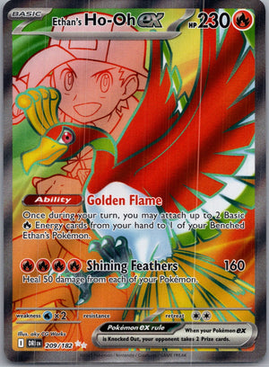 2025 SV10: Destined Rivals 209/182 Ethan's Ho-Oh ex Ultra Rare F211