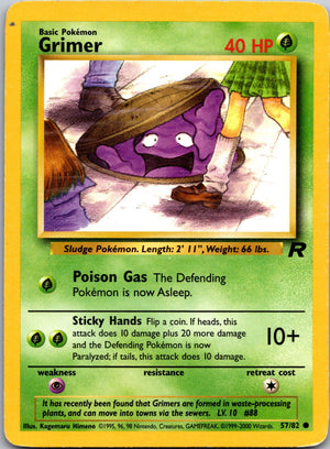 2000 Team Rocket 57/82 Grimer LP