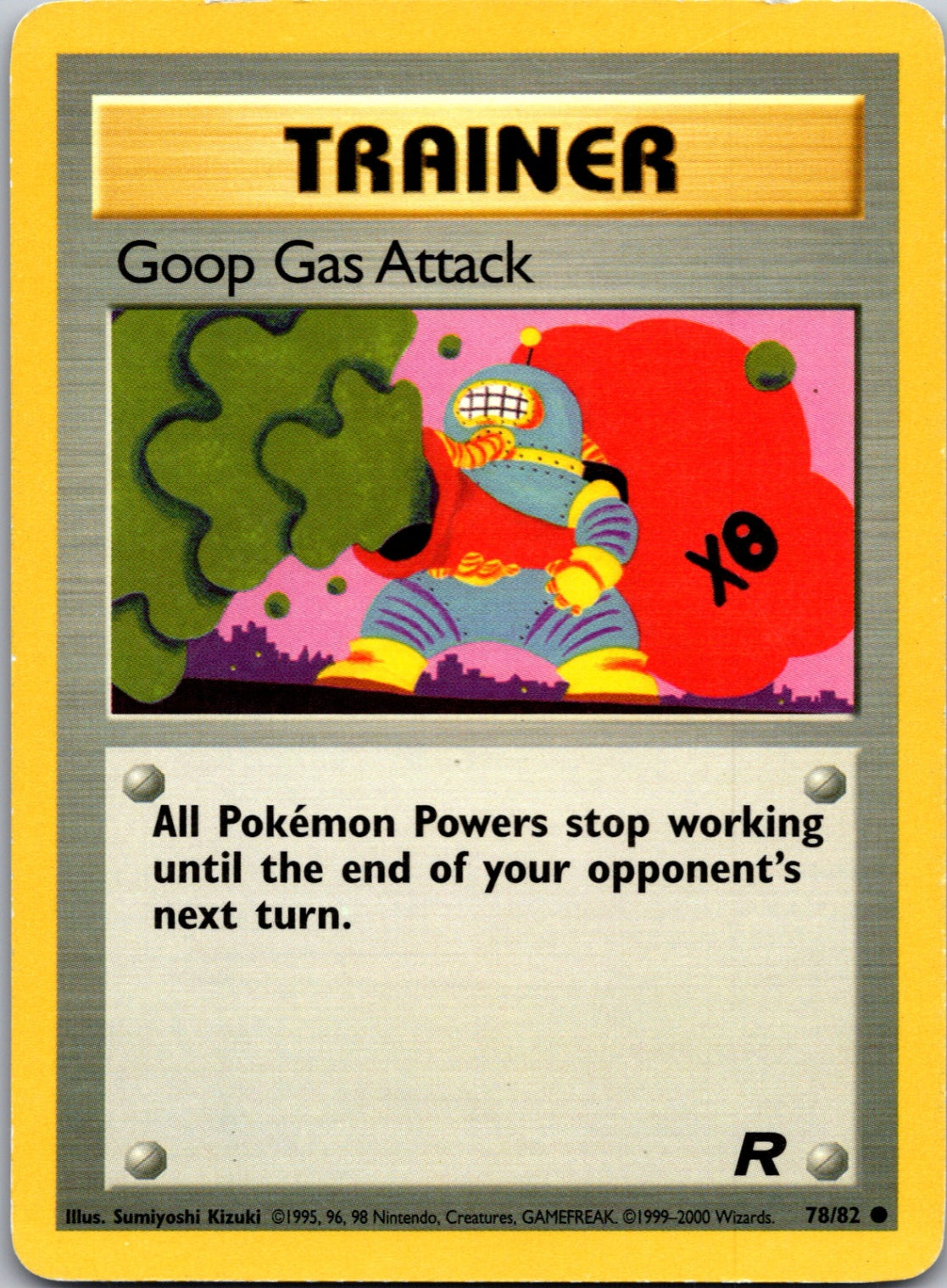 2000 Team Rocket 78/83 Goop Gas Attack Trainer C248