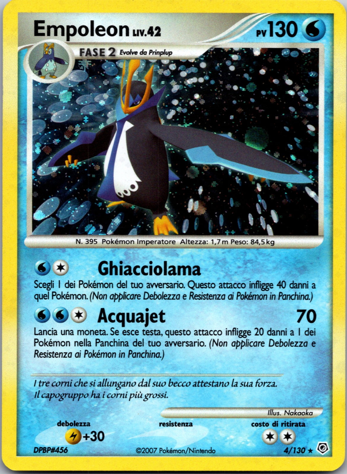 2007 Empoleon Diamond and Pearl 4/130 NM