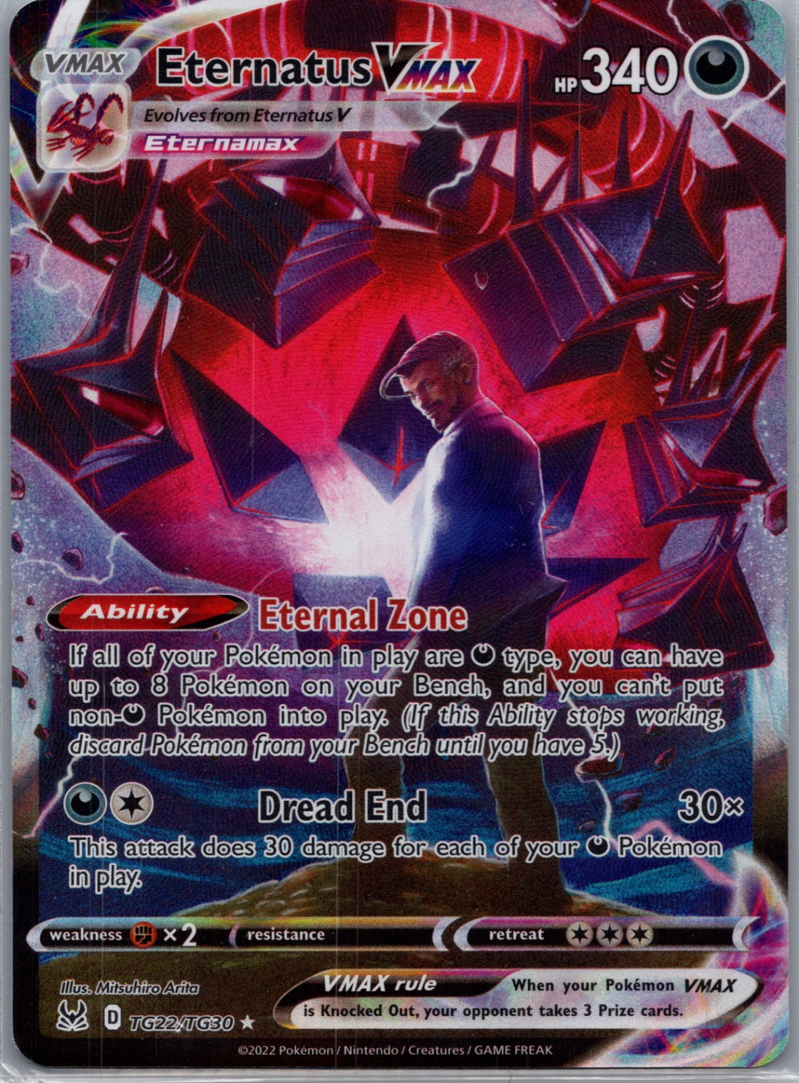 2022 Lost Origin TG22/TG30 Eternatus VMAX D99