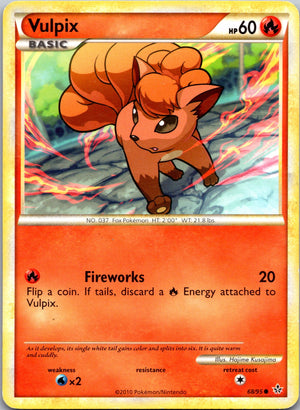 2010 Unleashed 68/95 Vulpix LP