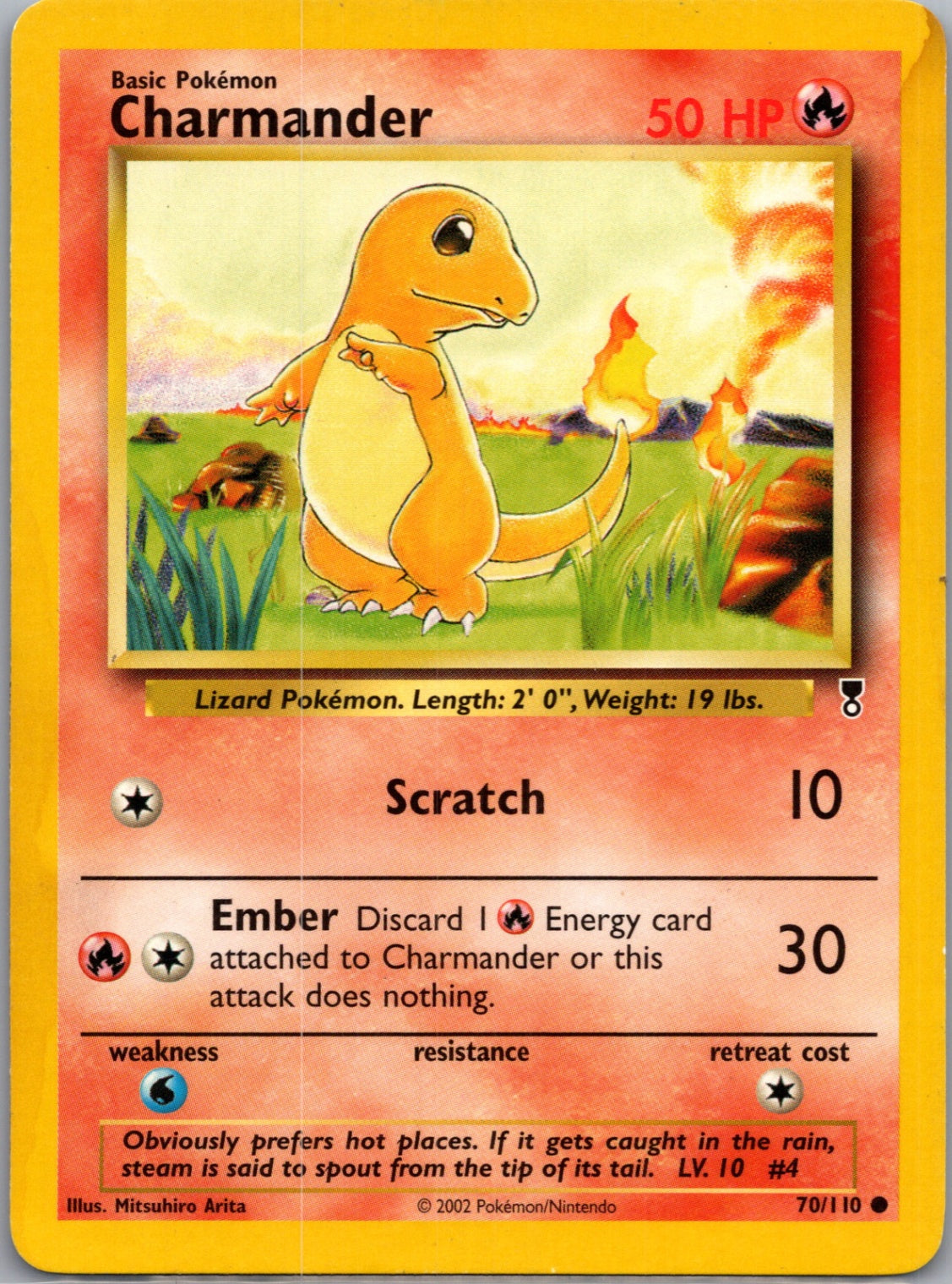 Base Set 2 069/130 Charmander Common NM