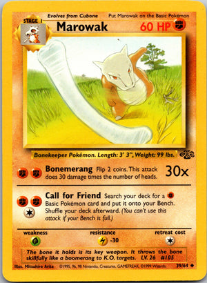 1999 Jungle 39/64 Marowak Uncommon A177