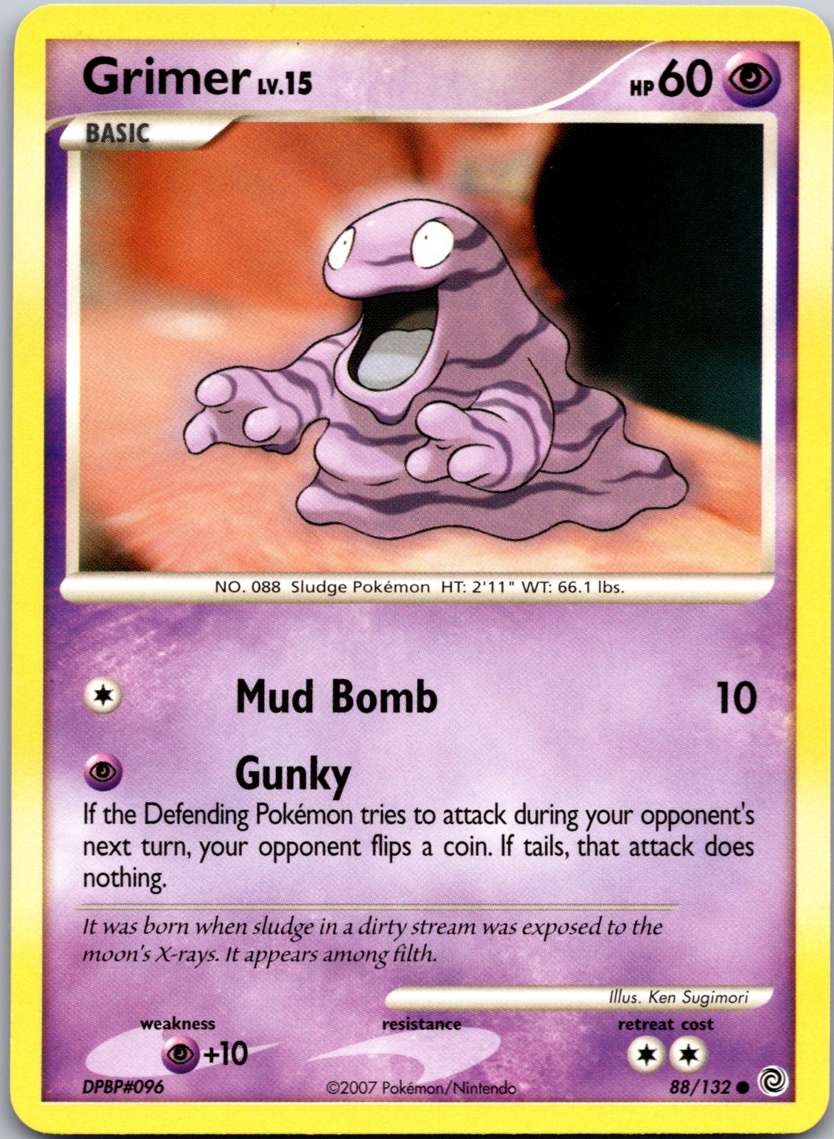 2007 Secret Wonders 88/132 Grimer LP