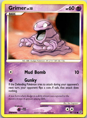 2007 Secret Wonders 88/132 Grimer LP