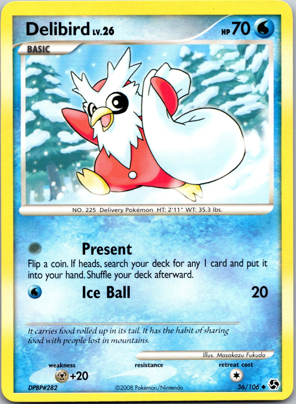 2008 Great Encounters 36/106 Delibird LP