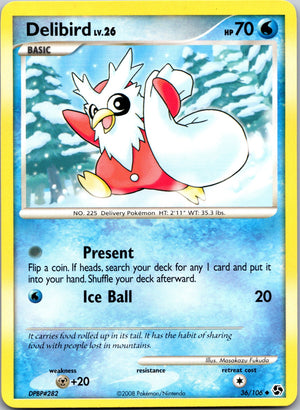 2008 Great Encounters 36/106 Delibird LP