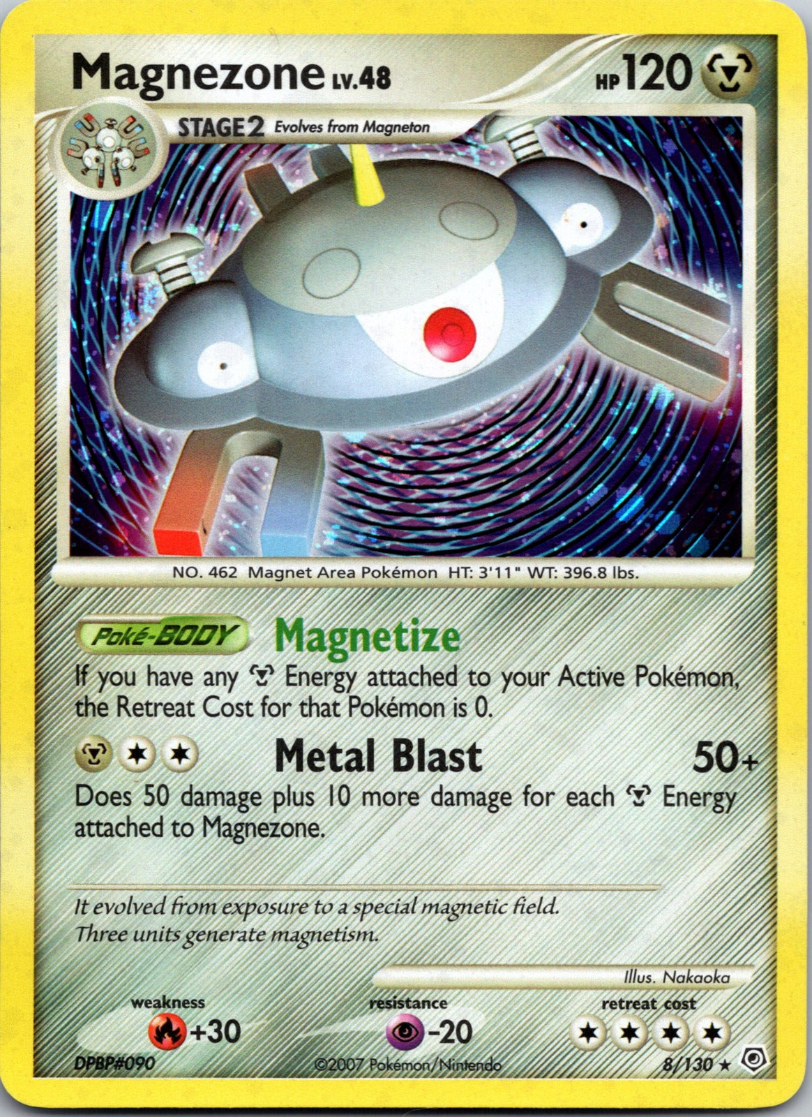 2007 Diamond and Pearl 8/130 Magnezone LP