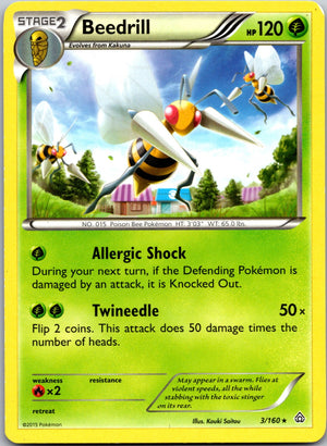2015 XY - Primal Clash 3/160 Beedrill LP
