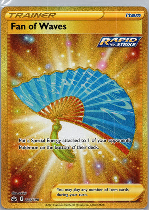 2021 SWSH06: Chilling Reign 226/198 Fan of Waves (Secret) Secret Rare F170