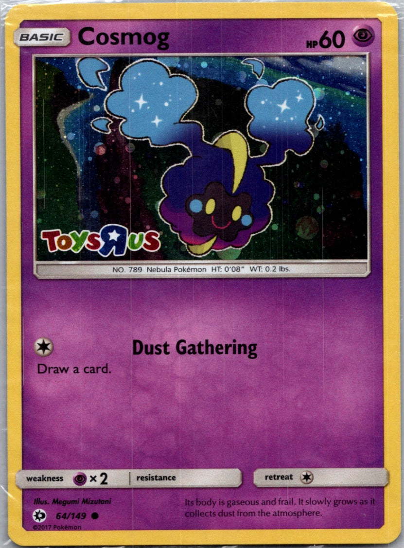 2017 Miscellaneous Cards & Products 064/149 Cosmog - (Toys R Us Promo) Promo F297