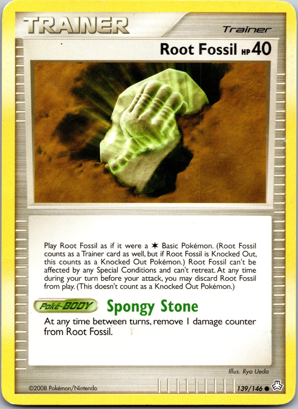 2008 Legends Awakened 139/146 Root Fossil LP Z42