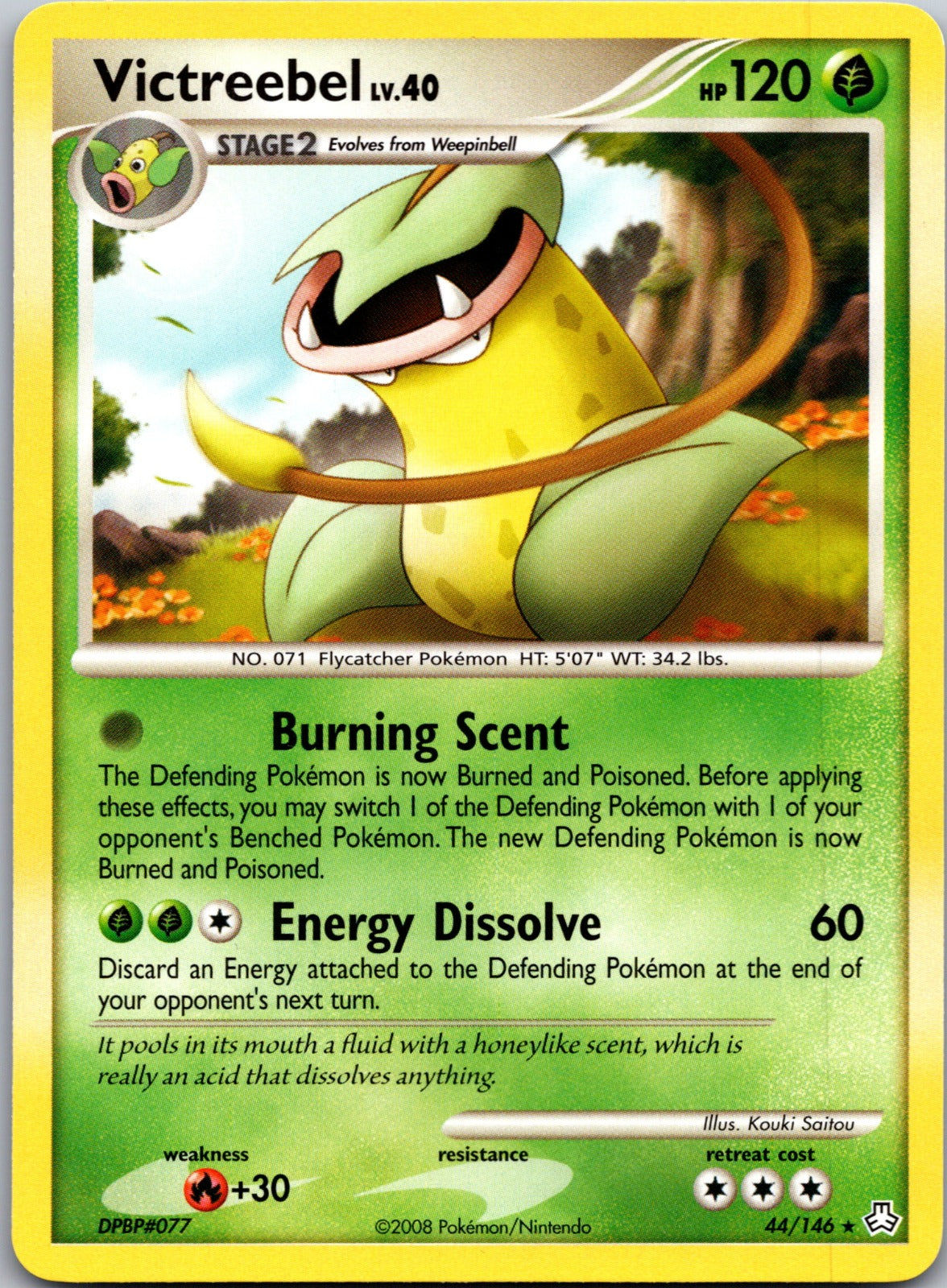 2008 Legends Awakened 44/146 Victreebel LP
