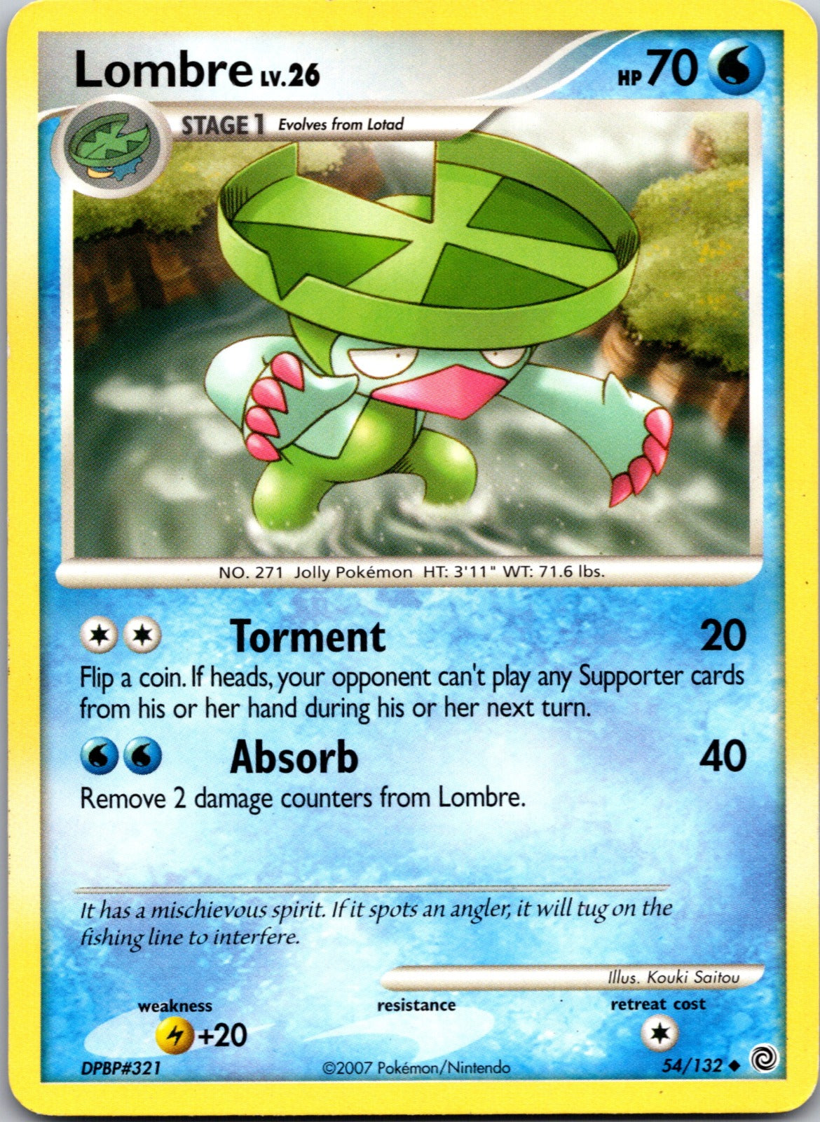 2007 Secret Wonders 54/132 Lombre LP