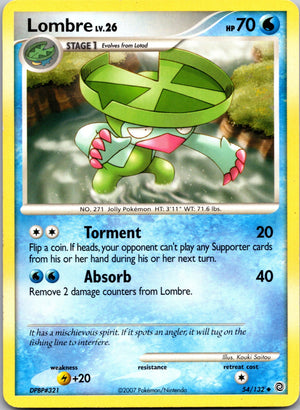 2007 Secret Wonders 54/132 Lombre LP