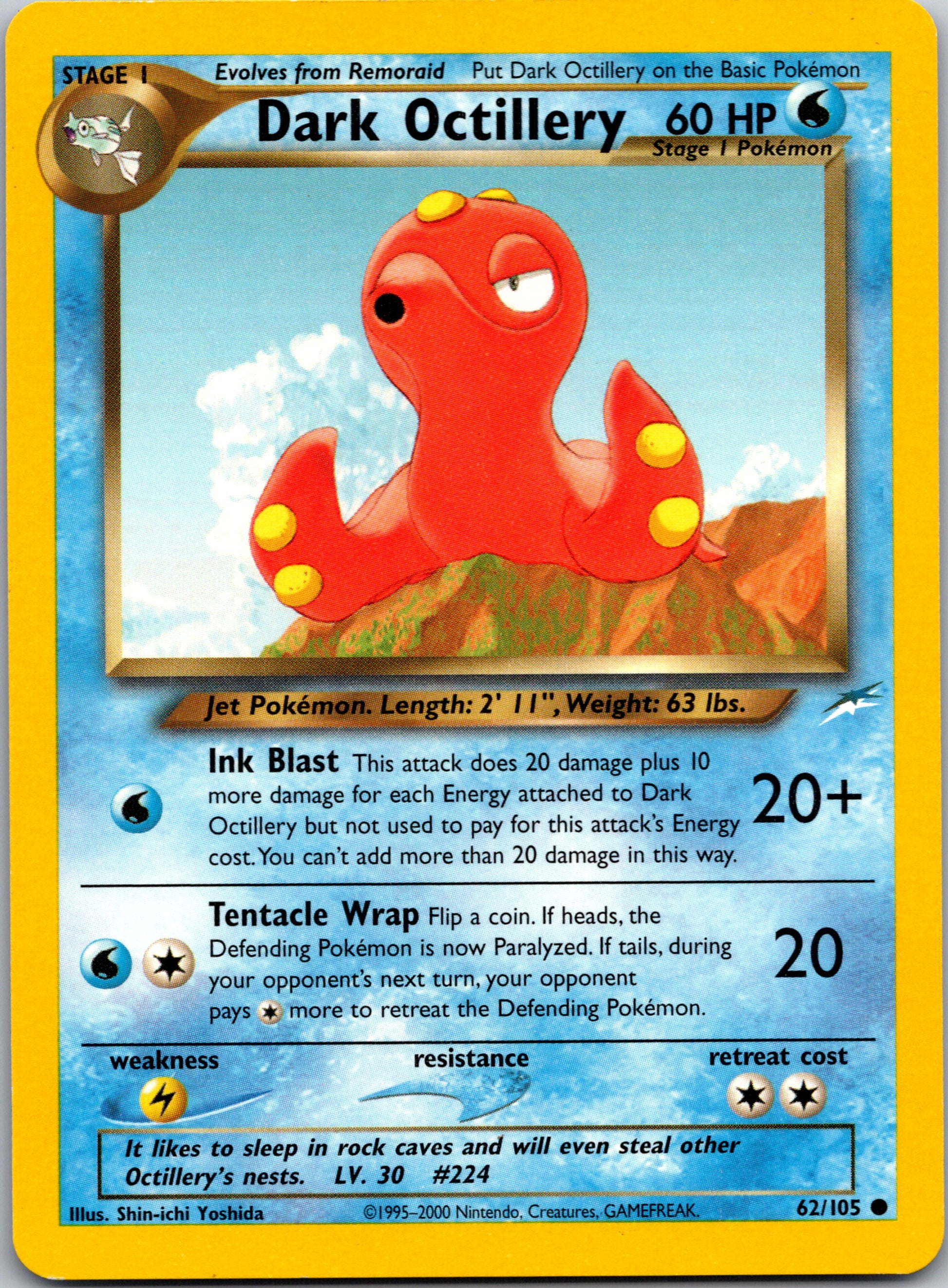 2002 Neo Destiny 062/105 Dark Octillery Common A248