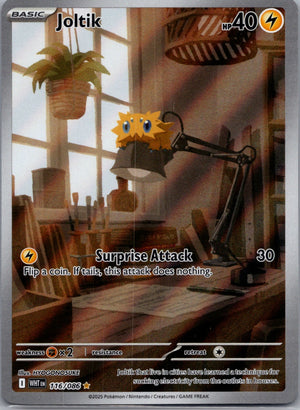 Joltik Holofoil Illustration Rare SV: White Flare 116/086 NM