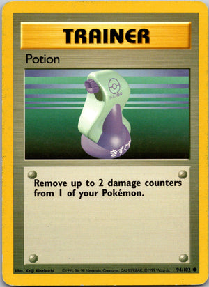 1999 Base Set (Shadowless) 094/102 Potion LP