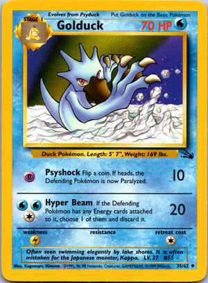2000 Fossil 35/62 Golduck Uncommon A326