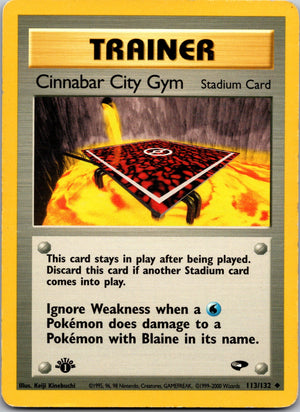 2000 Gym Challenge 113/132 Cinnabar City Gym LP