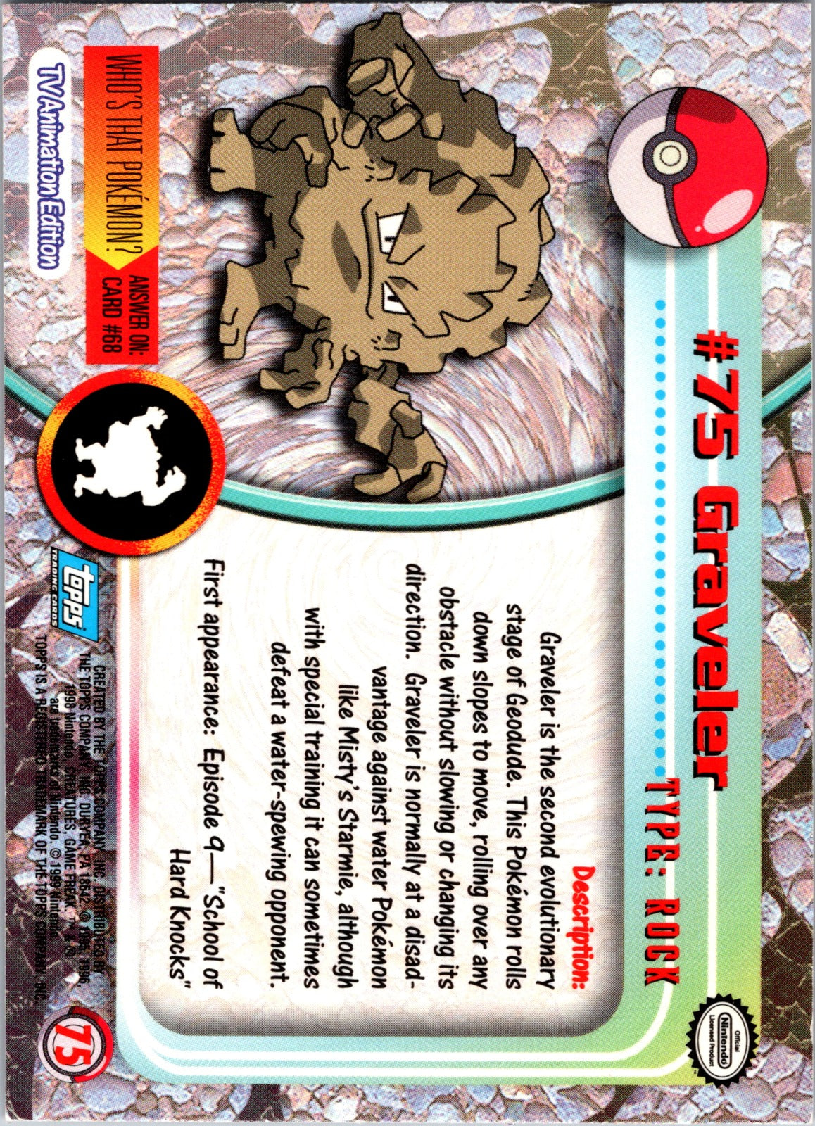 1999 Topps Graveler [Holofoil] MP  X21