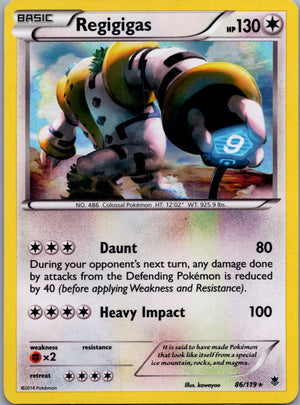 2014 XY - Phantom Forces 86/119 Regigigas LP