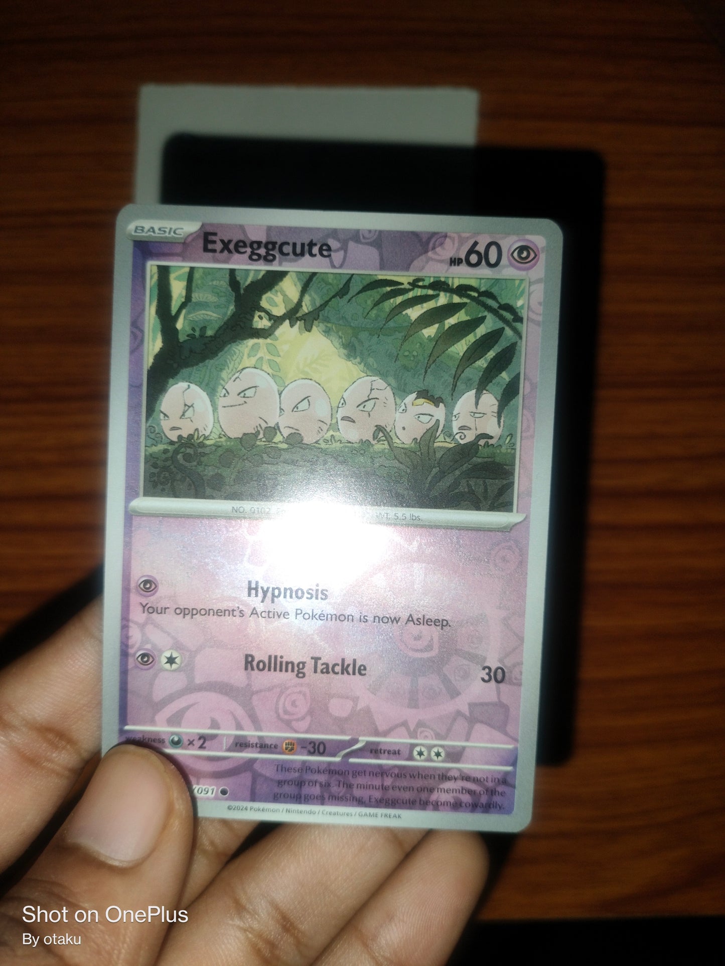 2024 Exeggcute [Reverse Holo] (023/091) Paldean fates