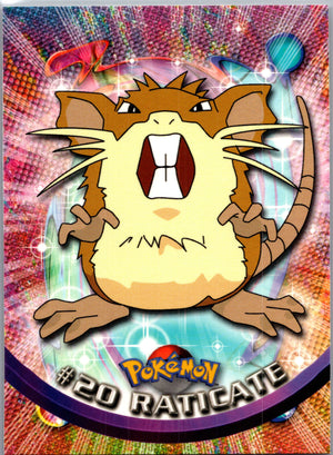 1999 Topps 20 Raticate D20