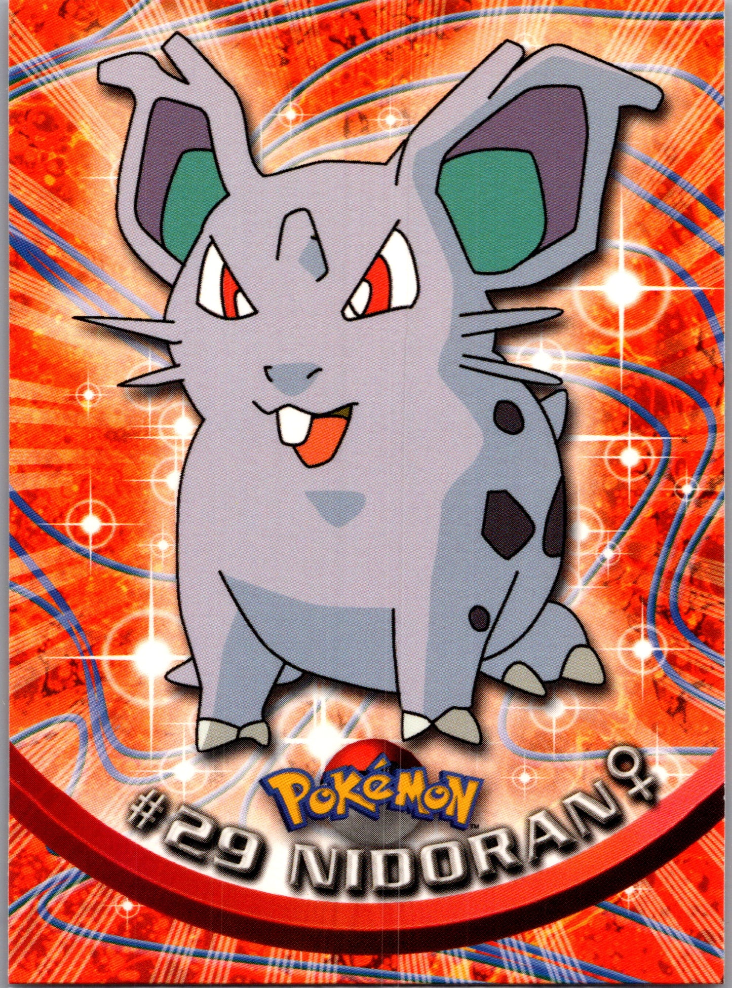 1999 Topps 29 Nidoran f D29