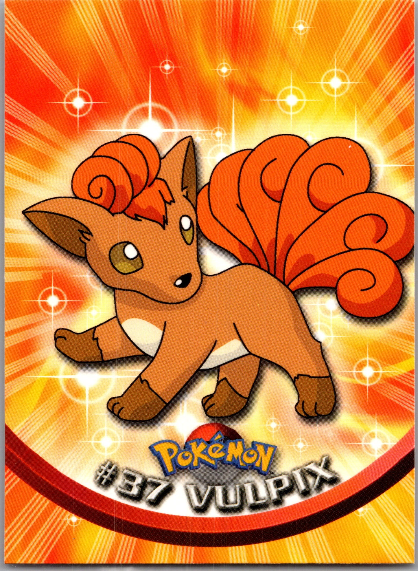 1999 Topps 37 Vulpix D37