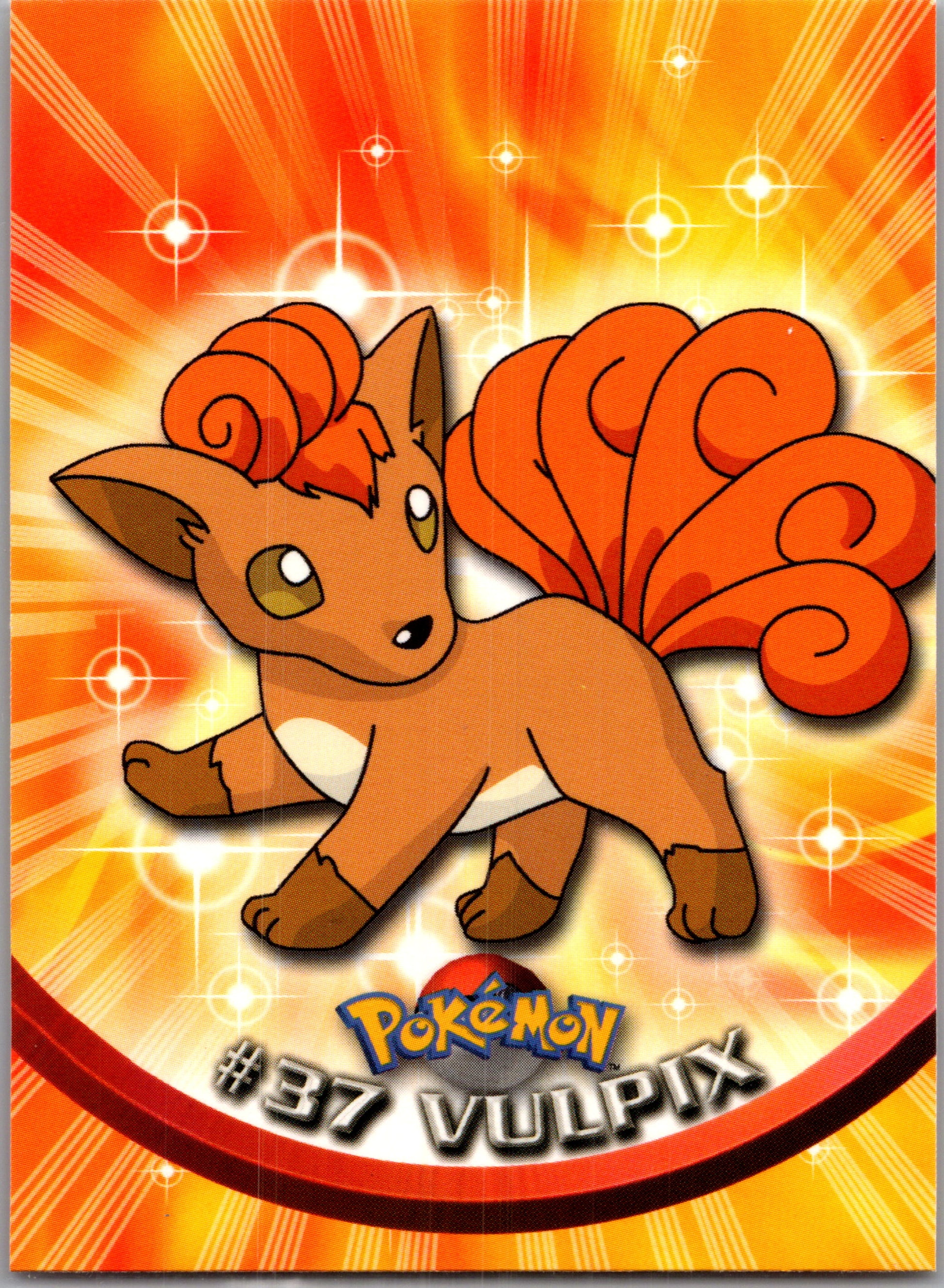 1999 Topps 37 Vulpix D37