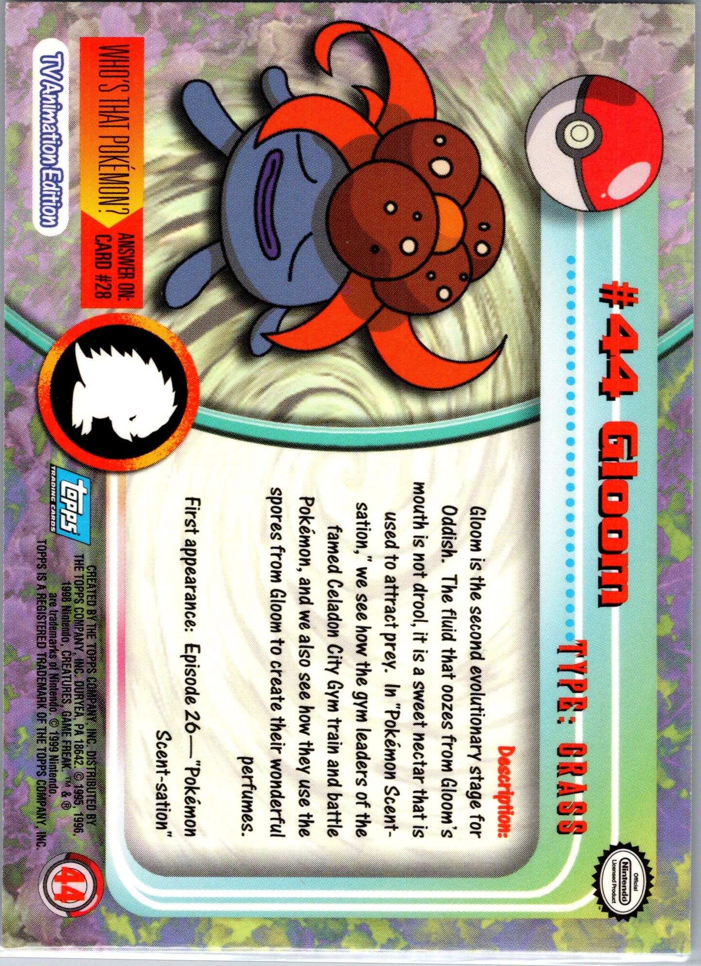 1999 Topps 44 Gloom D44