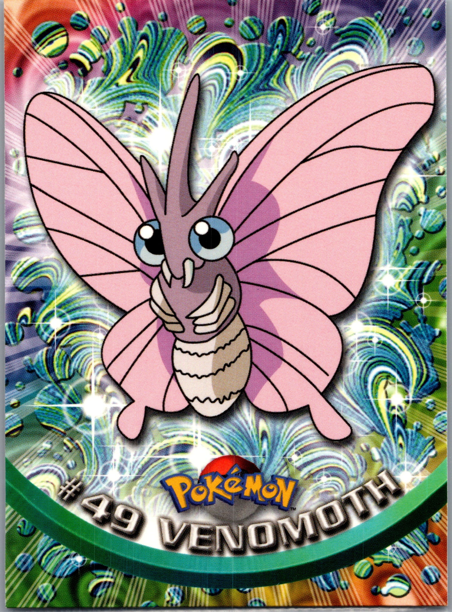 1999 Topps 49 Venomoth D49
