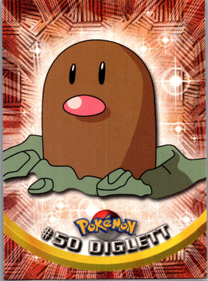 1999 Topps 50 Diglett D50