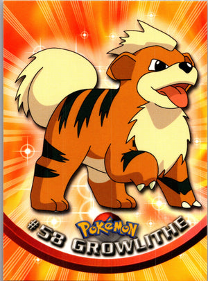 1999 Topps 58 Growlithe D58