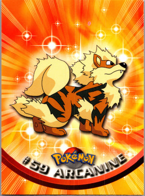 1999 Topps 59 Arcanine D59