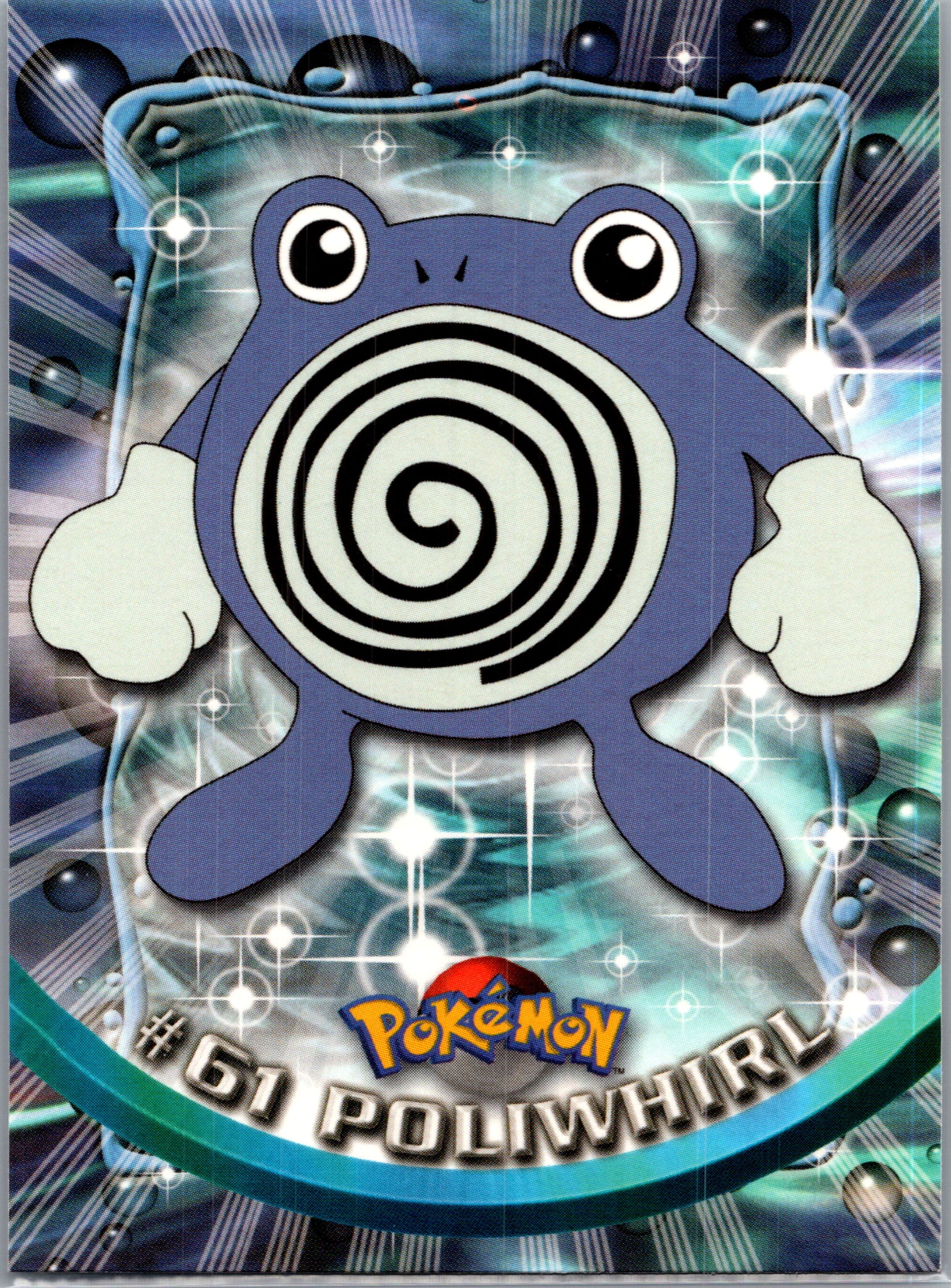 1999 Topps 61 Poliwhirl D61