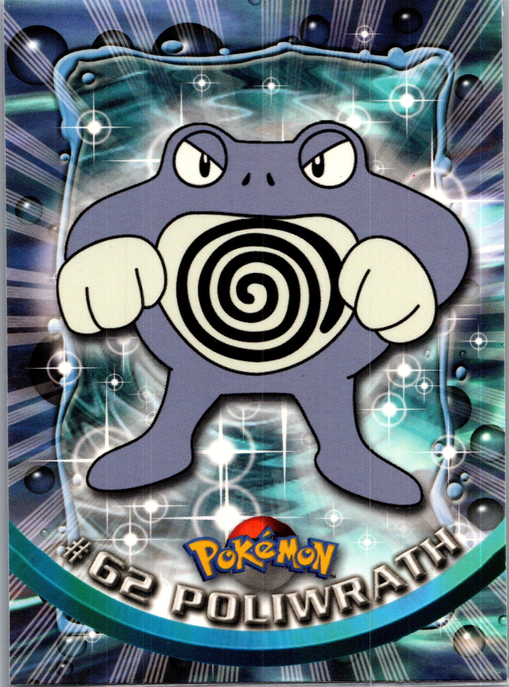 1999 Topps 62 Poliwrath D62