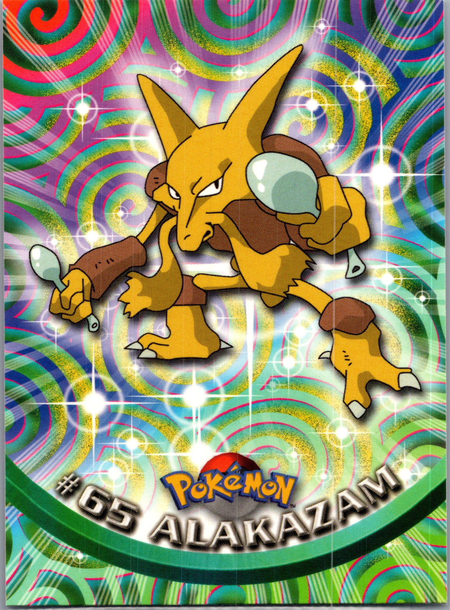 1999 Topps 65 Alakazam D65