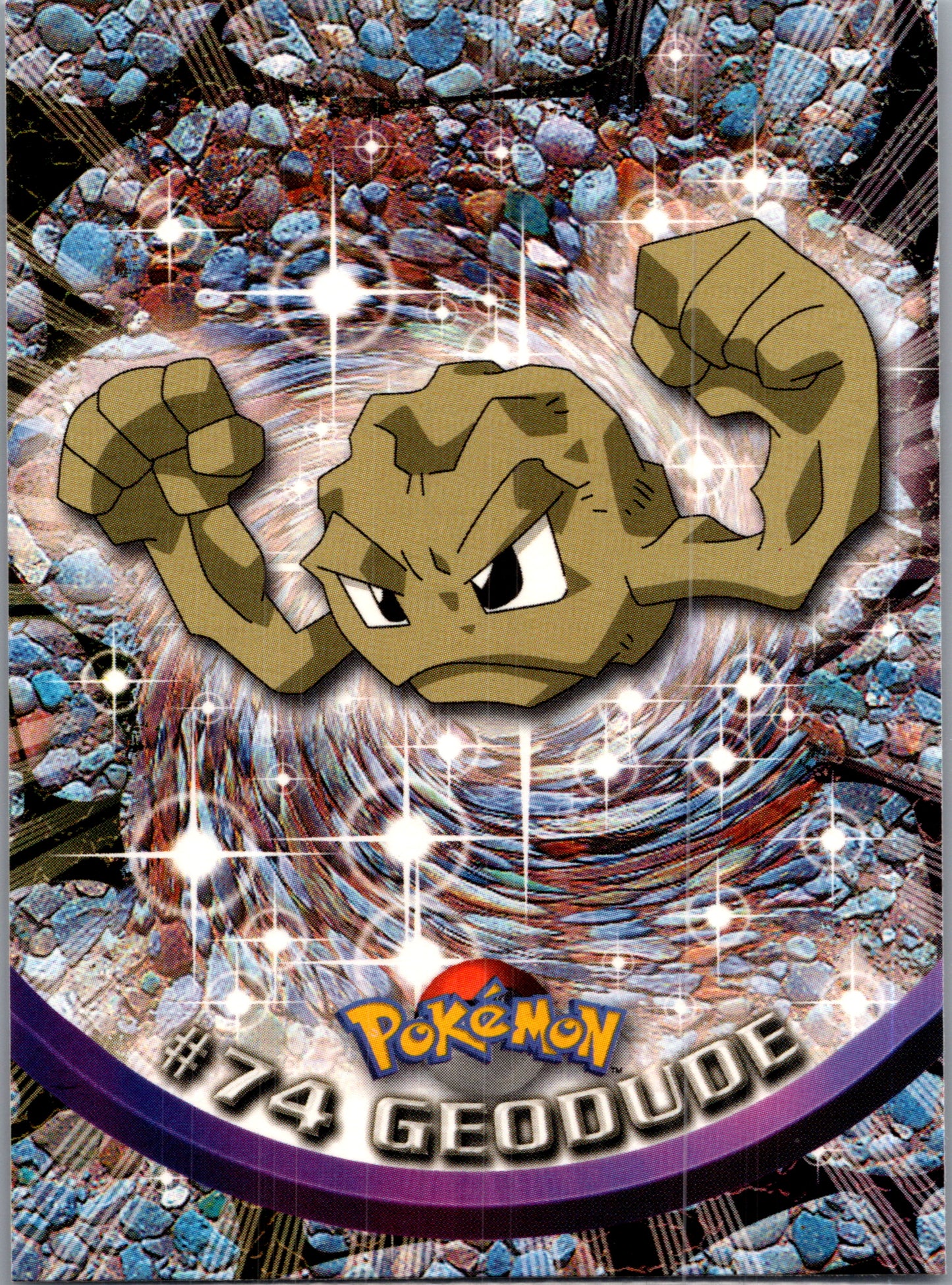 1999 Topps 74 Geodude D74