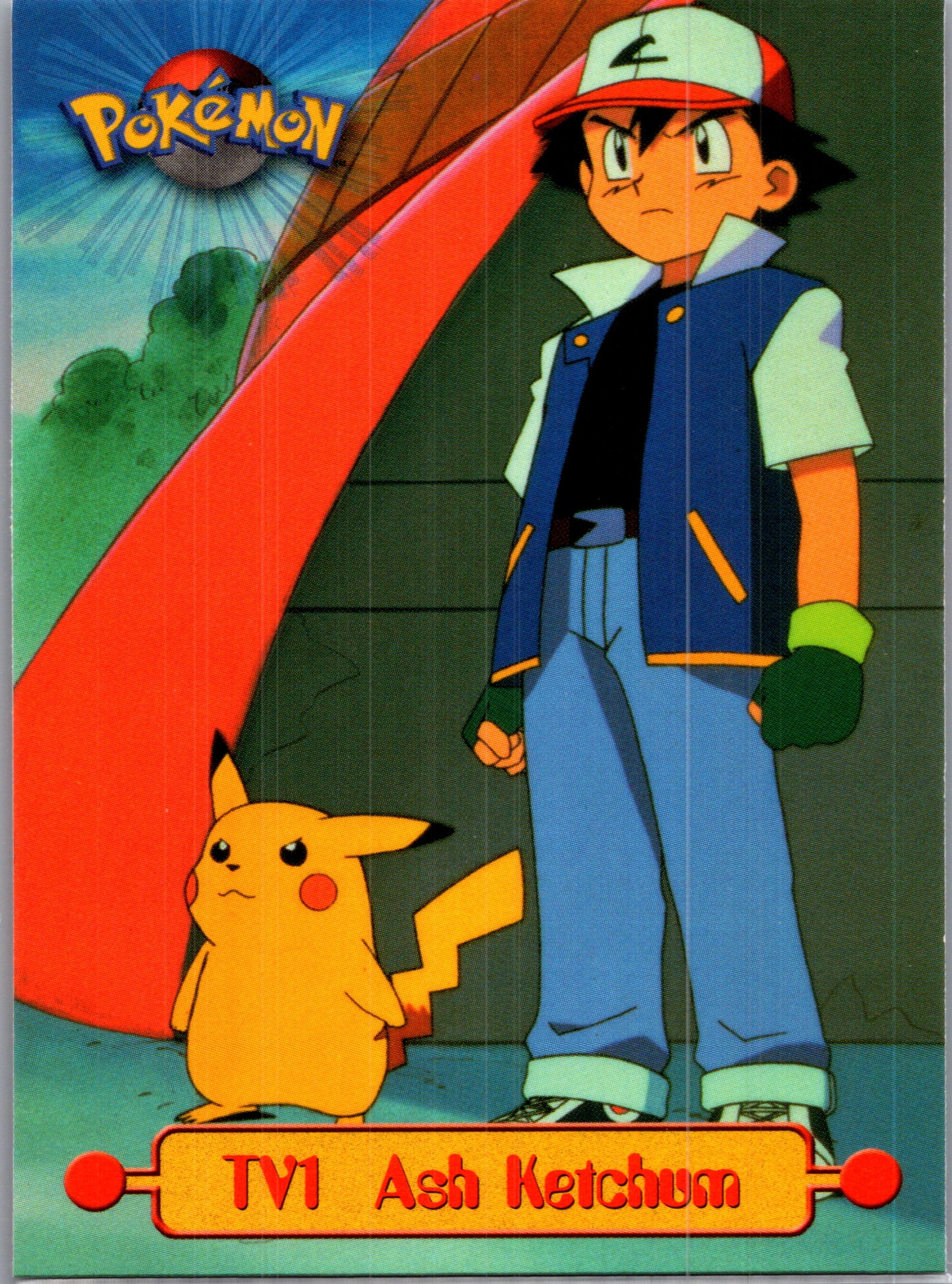 1999 Topps TV1 Ash Ketchum D77