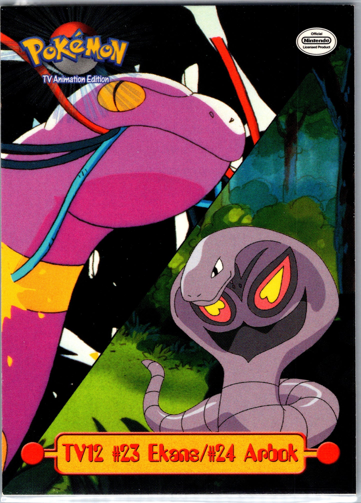 1999 Topps TV12 #23 Ekans/#24 Arbok D88