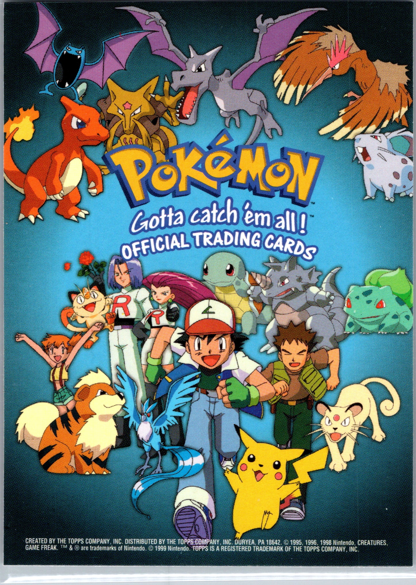 1999 Topps Gotta catch 'em all! Card List D91