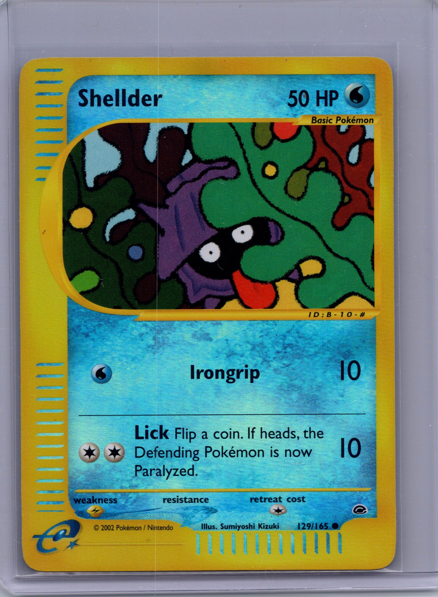 2002 Expedition 129/165 Shellder [Reverse Holo] LP+